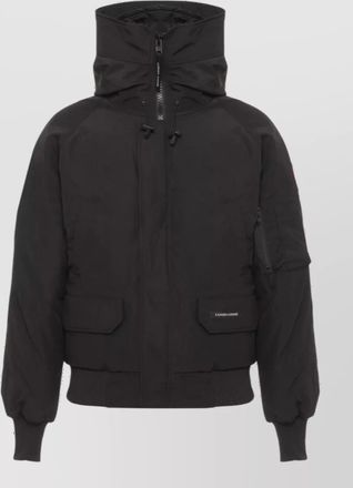 Canada Goose padded hooded bomber jacket
