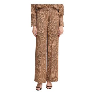 Marc Aurel Broeken, Dames, Bruin, XS, Wijde broek
