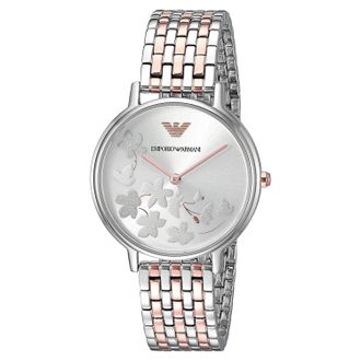 Emporio Armani Dameshorloge Kwarts Zilver