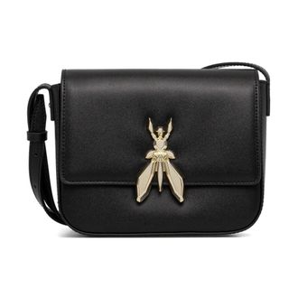 Patrizia Pepe Dames, Tassen, Zwart, Maat: ONE Size Leer
