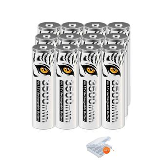 OEM Bater&iacute;as Recargables De Iones De Litio, 3500 Mah Aa, 1300 Mah Aaa