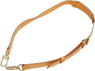 Louis Vuitton Pre-owned Strap - Dames - Vintage Accessoires - Beige - ONE Size - Leer - Vintage