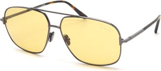 Tom Ford FT1096 08E Shiny Gunmetal/Brown