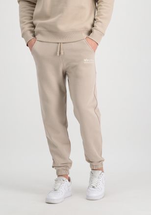 Alpha Industries Jogginghose ALPHA INDUSTRIES Organics EMB Regular Jogger, Herren, Gr. L, Normalgr&ouml;ssen, beige (organic beige), Obermaterial: 100% Baumwolle, Hosen Jog