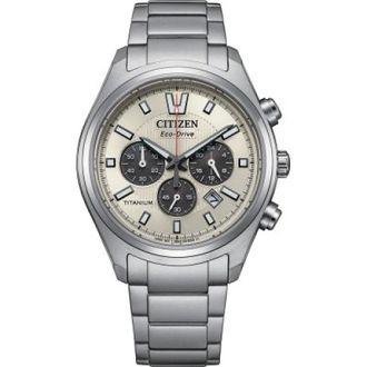 Citizen Ca 4750-51A Super Titanium Chronograaf - Dames - Horloges - Beige - ONE Size - Accessoires