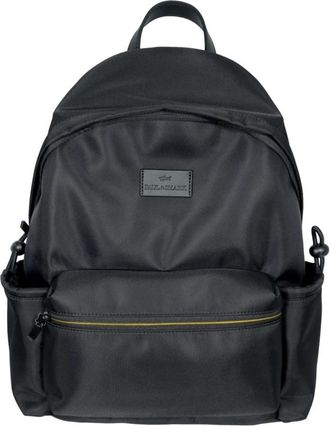 Paul & Shark Iconische Nylon Rugzak met Leren Details - Heren - Rugzakken - Zwart - ONE Size - Nylon - Tassen