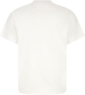 Moncler Mens White Cotton T-Shirt