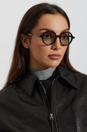 Celine Riff Sunglasses, Unisex, Brown