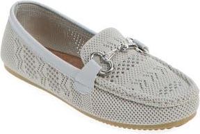 Gloria Vanderbilt Tristan Rhinestone Bit Knit Loafer in Grey at Nordstrom Rack, Size 6.5