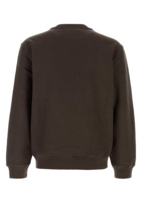 Burberry Mens Brown Cotton Blend Sweatshirt Shadow Exterior: Polyester Felpe