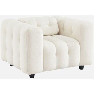 Sweeek Sill&oacute;n Tapizado En Tejido Borreguito, 1 Plaza