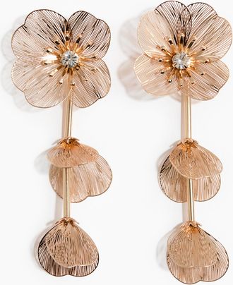 H&M Blumenf&ouml;rmige Ohrh&auml;nger - Gold