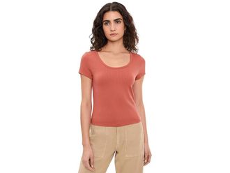 Columbia Pinetown Canyon Rib Short Sleeve T-Shirts Womens Clothing Washed Red : 2XL, Elastane/Nylon