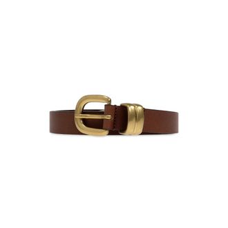 By Malene Birger Accessoires, Dames, Bruin, ONE Size, Leren riem Zoilo