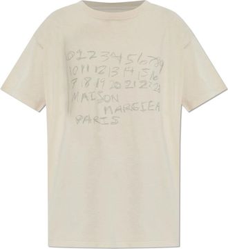 Maison Margiela Dames, Tops, Beige, Maat: S Katoen