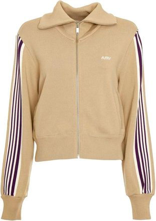 Autry 70s Tennis Inspired Jas - Dames - Vesten - Beige - L - Truien & Vesten