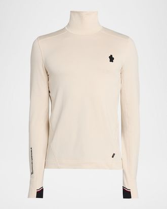 Moncler Mens Polartec Slim Fit Turtleneck Sweater