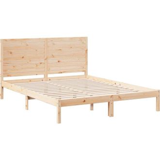 vidaXL Cama Extralarga Sin Colch&oacute;n Madera Maciza 160x210 Cm Vidaxl