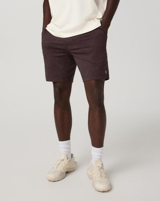Vuori Clothing Ponto Performance Shorts 7 | French Roast Heather | XS, Size Extra Small