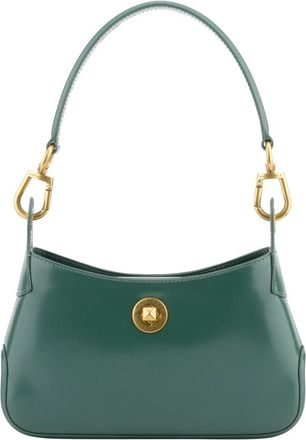 Pourchet &Eacute;clat Schoudertas - Dames - Schoudertassen - Groen - ONE Size - Leer - Tassen
