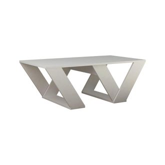 Habitat et Jardin Tavolino Da Caff&egrave; In Legno pipra - 110 X 60 X 40 Cm - Bianco