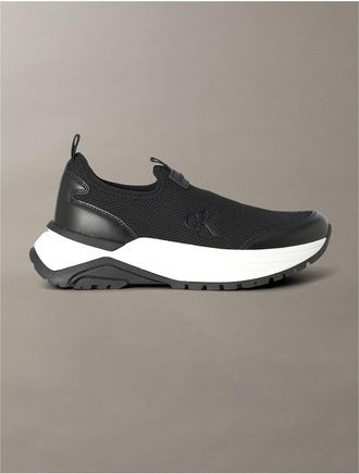 Calvin Klein Womens Womens Ablea Knit Sneaker - Black - 9.5