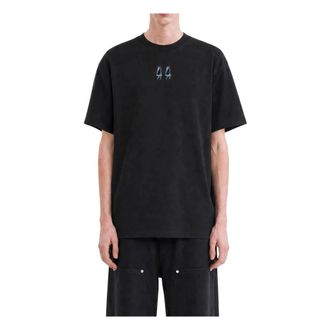 44 Label Group Tops, Heren, Zwart, S, Katoen, Just a Matter of Time T-Shirt