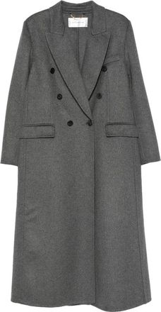 Victoria Beckham Double-breasted Peaked-lapel Coat