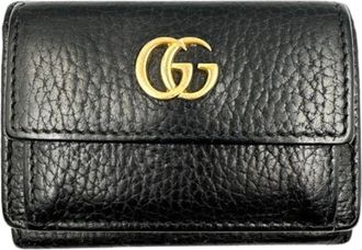 Gucci Black Leather Wallet (Tri-Fold) (Pre-Owned)