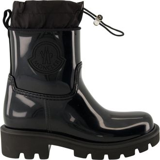 Moncler Kickstream Regenlaarzen - Dames - Regenlaarzen - Zwart - 41 EU - Leer - Schoenen