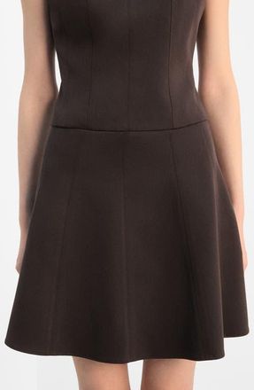 Mango A-Line Miniskirt in Chocolate at Nordstrom, Size X-Small