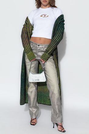 Diesel Sweatshirt F-SLIMMY-OD, Womens, White