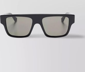 Gucci acetate frame dark lens rectangular sunglasses