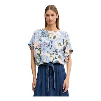 Oui Blusa Oversize con Cuello Barco - Blouses & Shirts - Mujer - Multicolor - XL