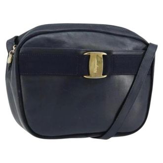 Ferragamo Pre-owned Borsa a Tracolla in Pelle - - Pre-owned - Donna - Blu - ONE SIZE
