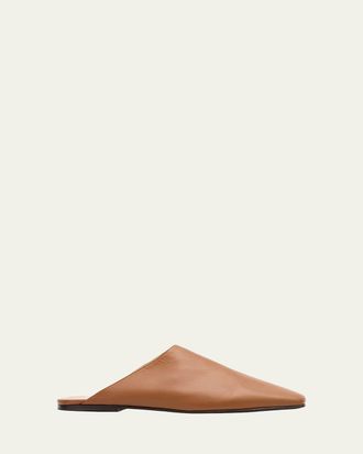 Loro Piana Alba Lambskin Flat Mules