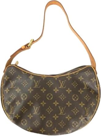 Louis Vuitton Pre-owned Shoulder Bags, female, Brown, Size: ONE SIZE Pre-owned Croissant MM Shoulder Bag