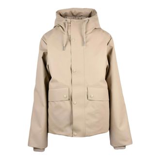 Rains Dames, Jassen, Beige, Maat: L Leer