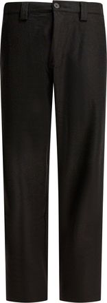 GR10K Wool Blend Pants Trousers Nero-Uomo