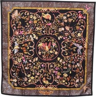 Herm&egrave;s Pre-owned Vintage Silk Scarf - Dames - Vintage Accessoires - Veelkleurig - ONE Size - Vintage