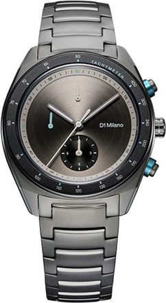 D1 Milano Essential Black Chronograph Bracelet Watch, 40mm in Light Gun at Nordstrom