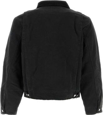 Represent Mens Work Jacket Black Cotton