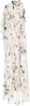 Antonio Marras Maxi-jurk met bloemenprint - Grijs