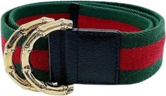 Gucci Pre-owned Canvas Belt - unisex - Vintage Accessoires - Veelkleurig - ONE Size - Nylon - Vintage