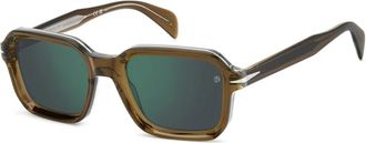Eyewear by David Beckham DB 7147/S Txo(Mt) Zonnebril - Heren - Zonnebrillen - Oranje - 52 MM - Accessoires