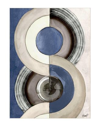 Empire Art Direct Geometric Cool I Washable Art Area Rug