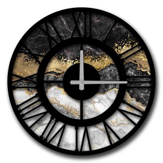 Asir Group LLC Reloj De Pared De Mdf, Reloj Decorativo. Clock Multicolor