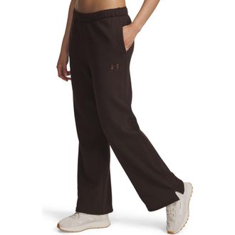 Under Armour Icon Vida Cotton Blend Fleece Sweatpants in Kona Brown/Kona Brown at Nordstrom, Size Large