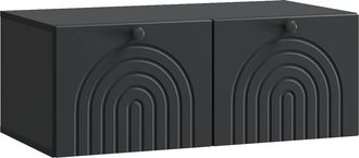 vidaXL Mueble Para Tv De Pared Negro 78,5 X 41 X 30 Cm Vidaxl