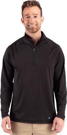 Cutter & Buck Prospect Recycled Featherlight Stretch Mens Big & Tall Quarter Zip